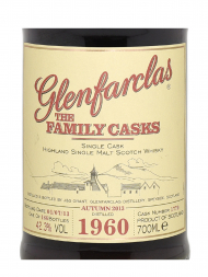 Glenfarclas Family Cask 1960 53 Year Old Cask 1770 A13 Single Malt w/box 700ml