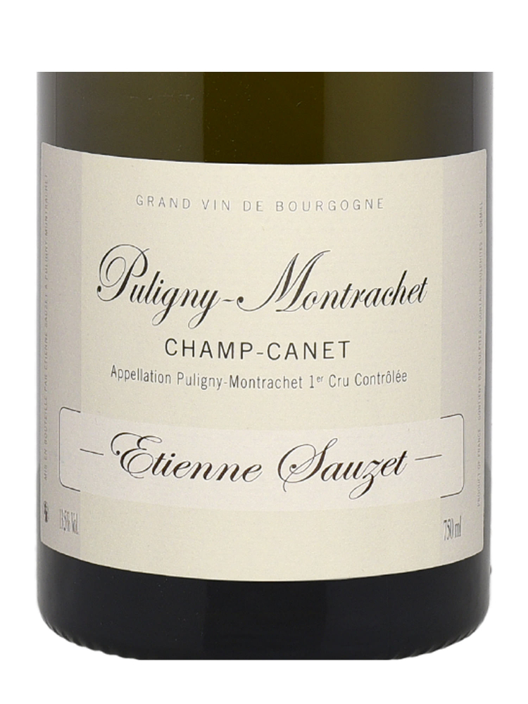 Etienne Sauzet Puligny Montrachet Champ Canet 1er Cru 2015