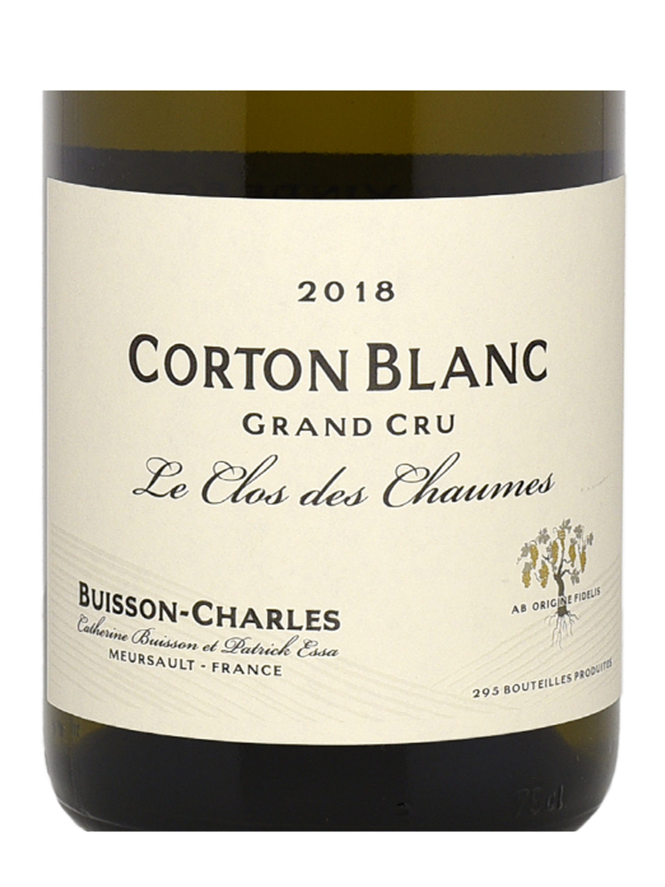 Buisson Charles Corton Blanc Les Clos Des Chaumes Grand Cru 2018