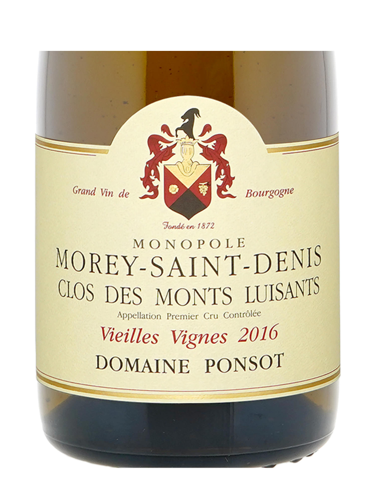 Ponsot Morey Saint Denis Blanc Monts Luisants Vieilles Vignes 1er Cru 2016