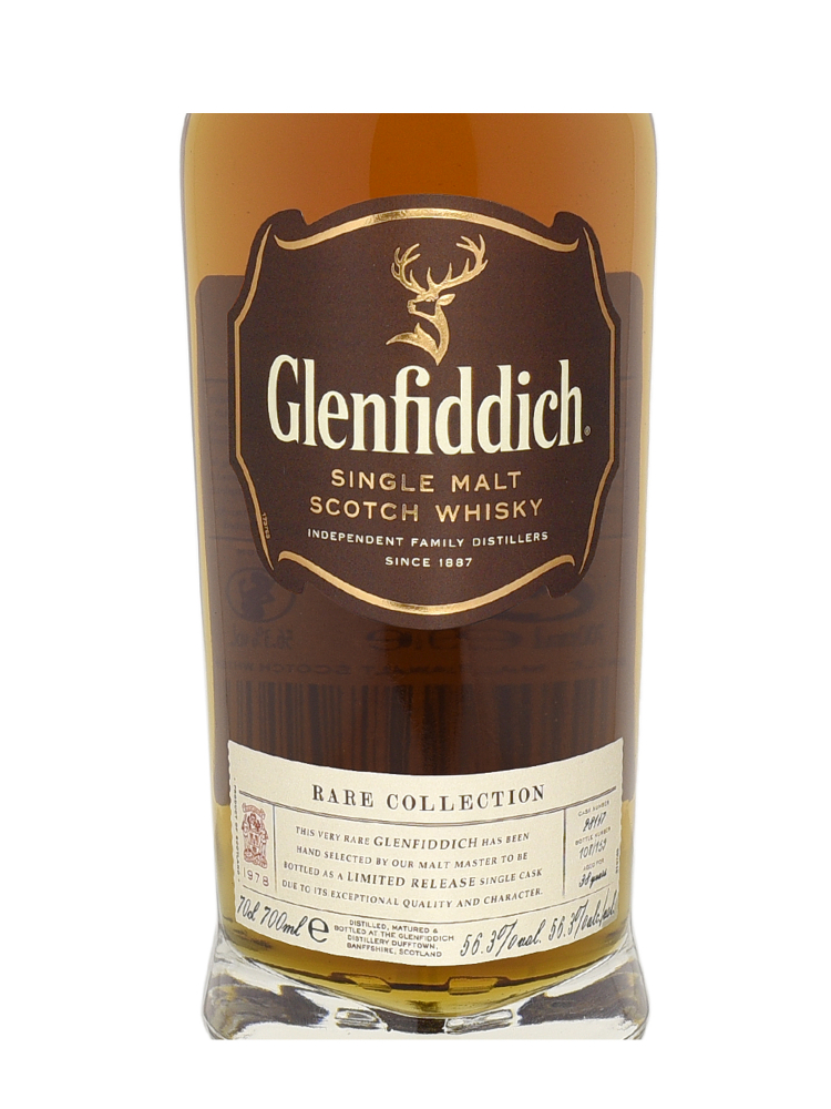 Glenfiddich 1978 38 Year Old Rare Collection Cask 28117 Single Malt Scotch Whisky 700ml