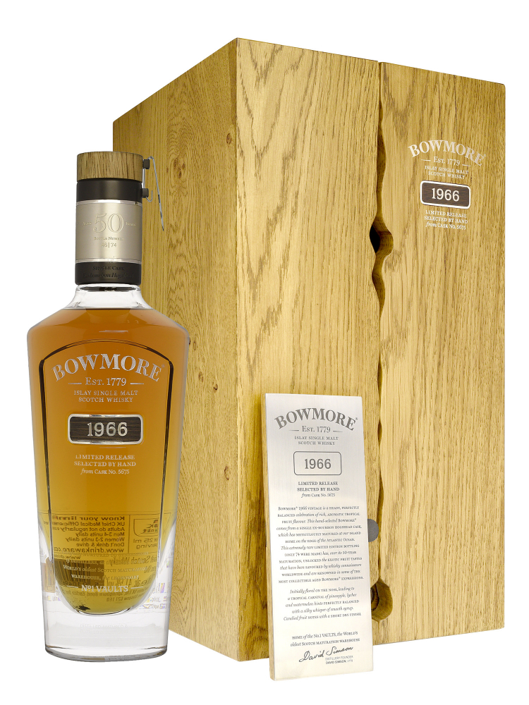 Bowmore 1966 50 Year Old Limited Release Cask 5675 Single Malt Whisky 700ml w/box