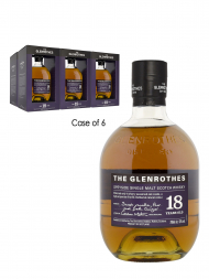 Glenrothes  18 Year Old Soleo Single Malt Whisky 700ml w/box - 6bots