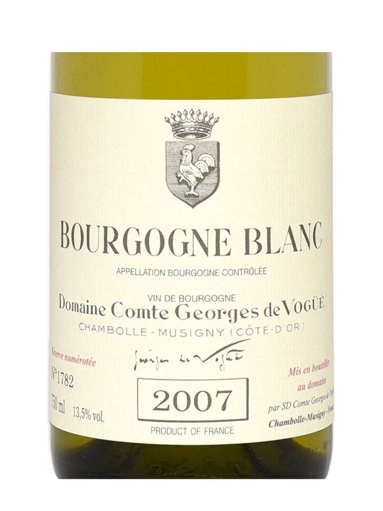 Comte Georges de Vogue Bourgogne Blanc 2007 ex-do