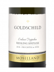 Moselland Goldschild Erdener Treppchen Riesling Spatlese 2018 - 6bots