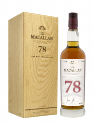 麦卡伦  78 年陈酿雪利桶红色珍藏（2020 年装瓶）单一麦芽威士忌 700ml