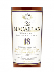 Macallan 1987 18 Year Old Sherry Oak Single Malt 700ml w/box