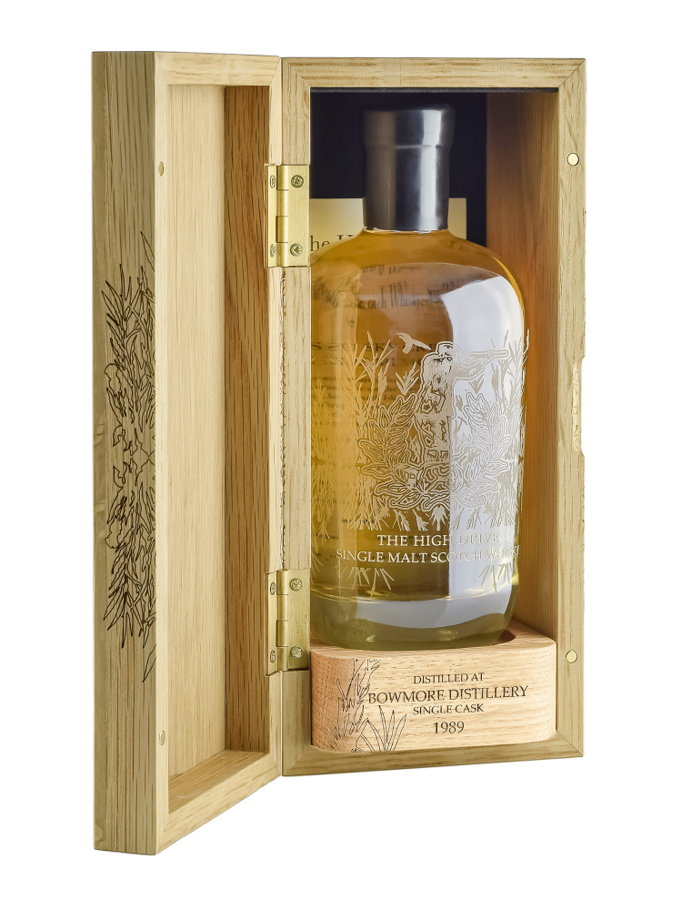 Bowmore 1989 26 Year Old The High Drive Golden Decanters Single Malt Scotch Whisky 700ml w/box