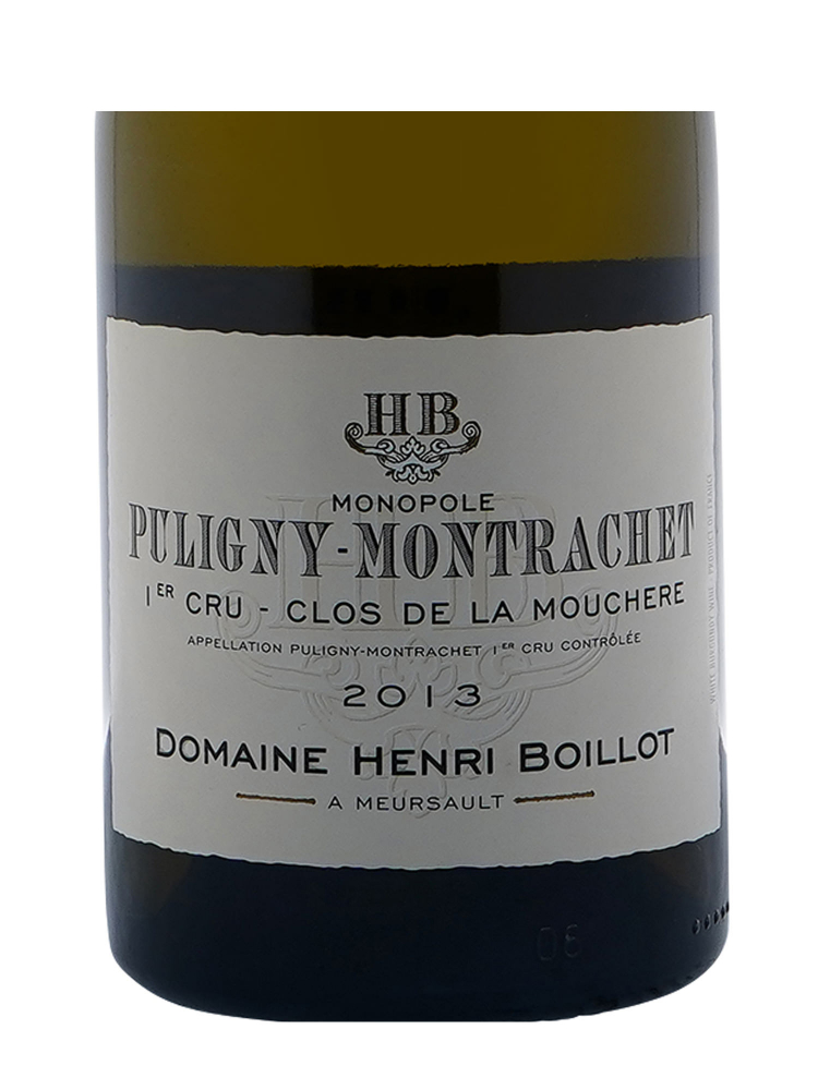 Henri Boillot Puligny Montrachet Clos de la Mouchere 1er Cru 2013