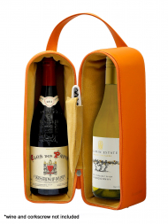 Huskies Wine Bag Double Nappa Orange