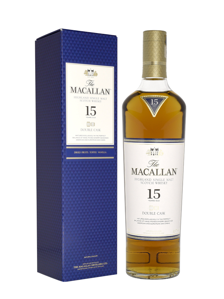 Macallan  12,15,18 Yr Old Double Cask Trilogy Set of 3