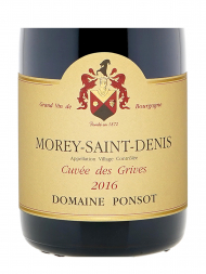 Ponsot Morey Saint Denis Cuvee des Grives 2016