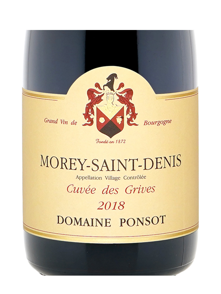 Ponsot Morey Saint Denis Cuvee des Grives 2018