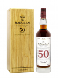 麦卡伦  50 年陈酿雪利桶红色珍藏（2020装瓶）单一麦芽威士忌 700ml