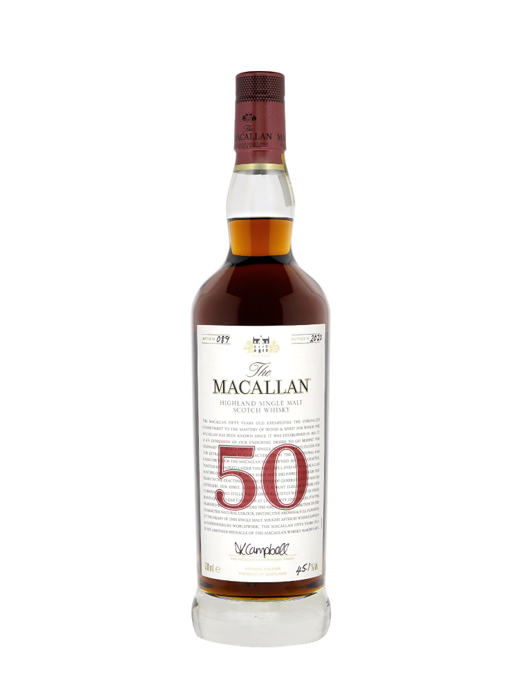 Macallan  50 Year Old Sherry Oak The Red Collection (bottled 2020) Single Malt 700ml