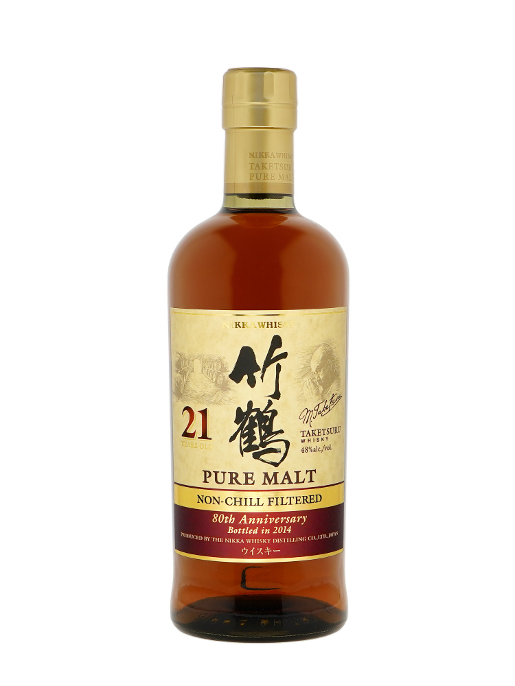 Nikka Taketsuru 21 Year Old Pure Malt 80th Anniversary bottled 2014 700ml no box