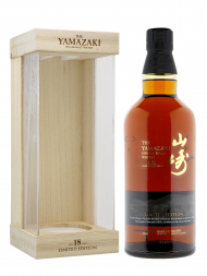 Yamazaki  18 Year Old Limited Edition Single Malt Whisky 700ml w/wooden box