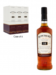 Bowmore  18 Year Old Single Malt Whisky 700ml w/box - 6bots