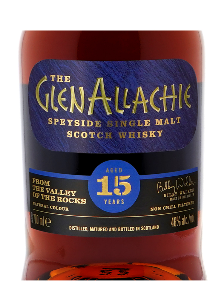 GlenAllachie  15 Year Old Single Malt Whisky 700ml w/box - 6bots