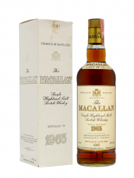 麦卡伦 1965 年份 17 年陈酿雪利桶威士忌（1983 年装瓶）盒装