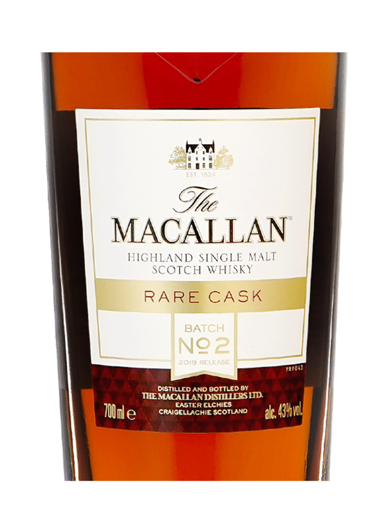 Macallan Rare Cask Batch No.2 Release 2019 Single Malt Whisky 700ml