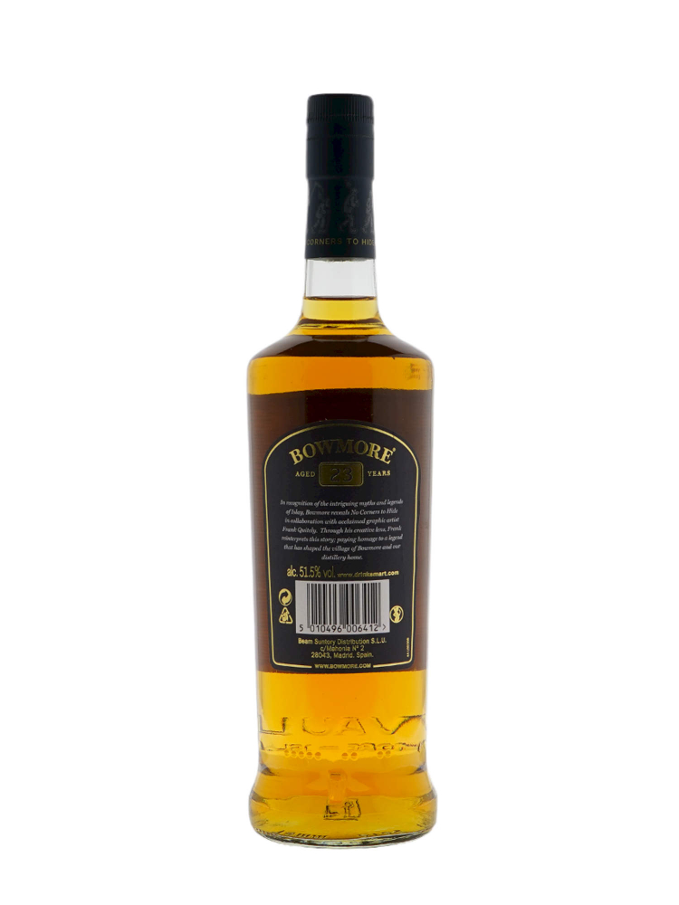 Bowmore  23 Year Old No Corners To Hide Single Malt Scotch Whisky 700ml w/box