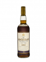 麦卡伦 1983 年 18 年雪莉桶陈酿单一麦芽威士忌 700ml (无盒装)