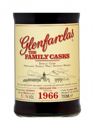 Glenfarclas Family Cask 1966 45 Year Old Cask 4186 bottled 2011 Release VIII Single Malt 700ml w/box