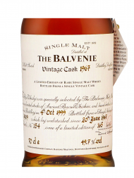 Balvenie 1967 32 Year Old Vintage Cask 9909 (Bottled 1999) Sherry Oak Single Malt 700ml w/box
