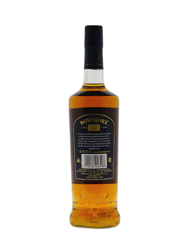 Bowmore  32 Year Old No Corners To Hide Single Malt Scotch Whisky 700ml w/box