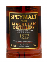 Macallan Speymalt 1972 18 Year Old Gordon & Macphail (Bottled 1990) Single Malt 700ml w/box