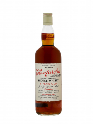 格兰花格-格兰利威 8 年陈酿 70 度耐丝网印刷（1960 年代装瓶）苏格兰威士忌（无盒）