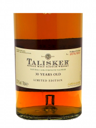 Talisker  30 Year Old Limited Edition (Bottled 2009) Single Malt Whisky 700ml w/box
