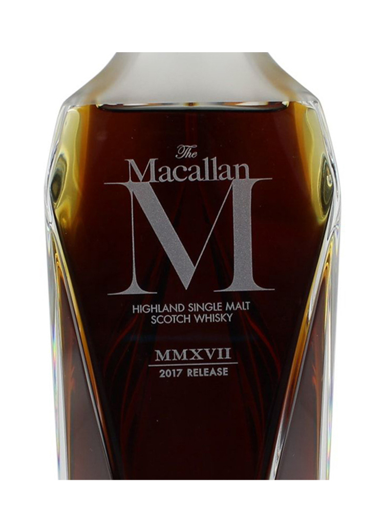 Macallan  M Lalique Crystal Decanter 2017 Release 700ml
