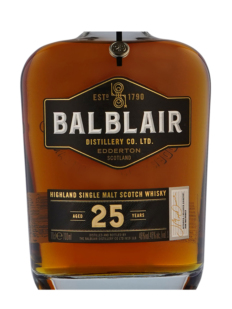 Balblair 25 Year Old Single Malt 700ml w/box