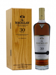 麦卡伦 30 年陈酿雪莉桶 2022 年度发布单一麦芽威士忌（木盒装）700ml
