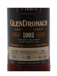 Glendronach 1992 28 Year Old Cask 6050 (Bottled 2020) Pedro Ximenez Puncheon 700ml w/box