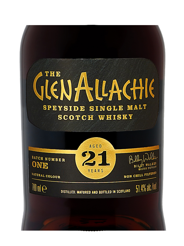 GlenAllachie  21 Year Old Batch  One Single Malt Whisky 700ml w/box