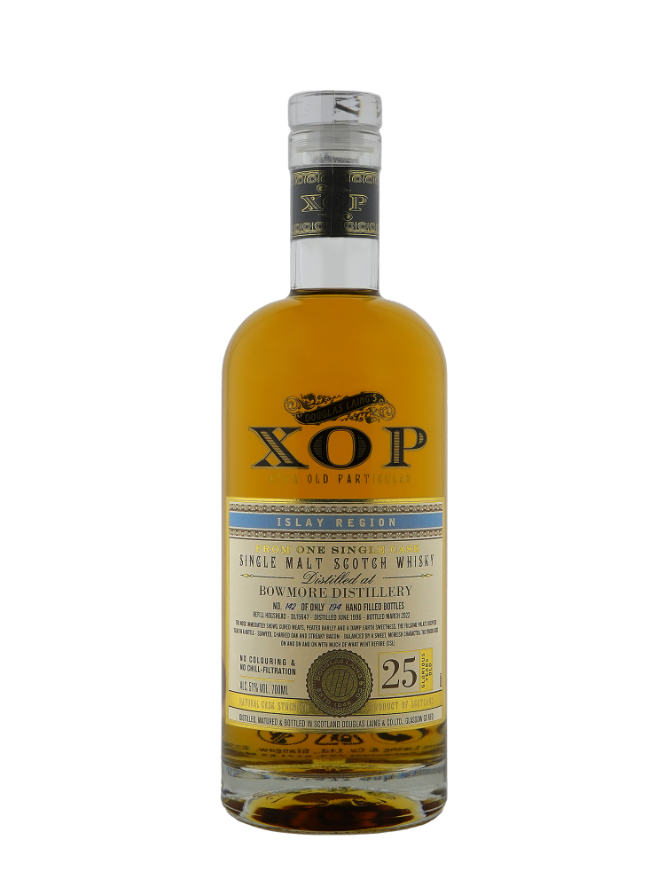 Bowmore 1996 25 Year Old Xtra Old Particular (Bottled 2022) Single Malt Scotch Whisky 700ml w/box
