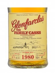 Glenfarclas Family Cask 1980 42 Year Old Cask 1939 Refill Hogshead S22 Single Malt w/box 700ml