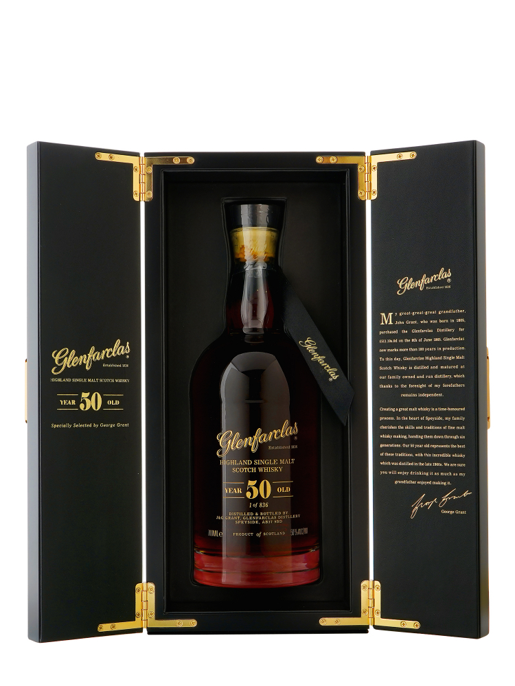 Glenfarclas  50 Year Old (Bottled 2022) Single Malt Scotch Whisky 700ml w/box