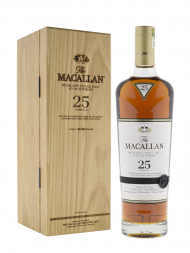 Macallan  25 Year Old Sherry Oak Annual Release 2018 Single Malt 700ml w/wooden box