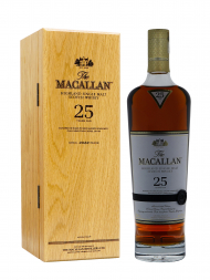 麦卡伦 25 年雪莉桶2022年度发行单一麦芽威士忌700ml（木盒装）