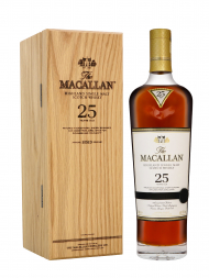 麦卡伦 25 年雪莉桶2023年度发行单一麦芽威士忌700ml（木盒装）