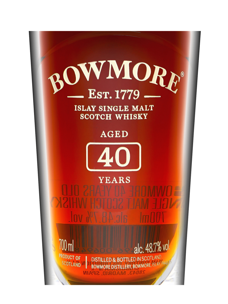 Bowmore 40 Year Old Release 2022 Single Malt Whisky 700ml w/box