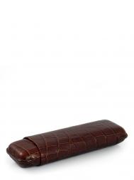 Martin Wess Case Cigar 592 Croco Brown Corona 2F